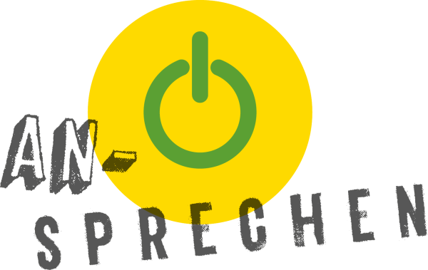 AN-SPRECHEN  (Illustration mit An-Schalter)
